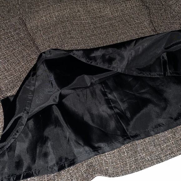 Dressbarn Women's Tweed Skirt 16W Preppy Midi Neutral Earth Tone Old Money y2k - Picture 10 of 10